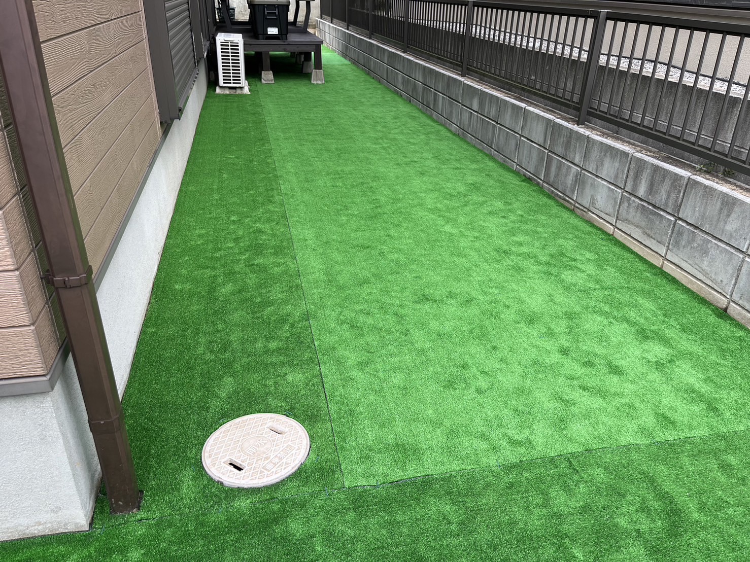 人工芝貼り1・施工後