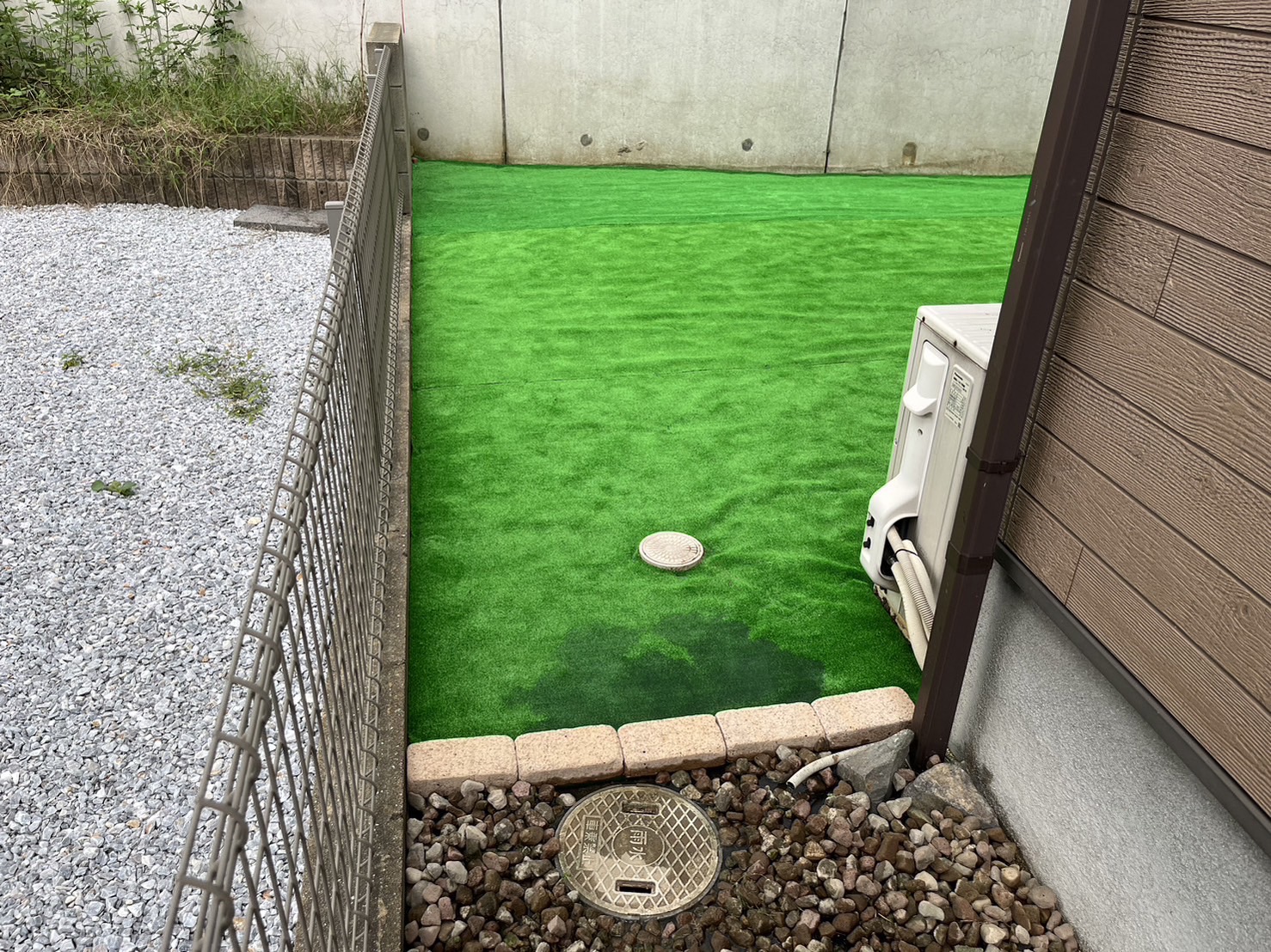 人工芝貼り3・施工後