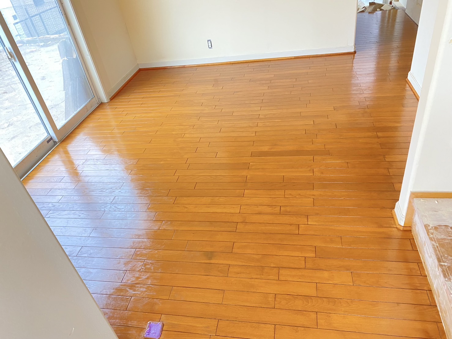 フロア傷補修塗装