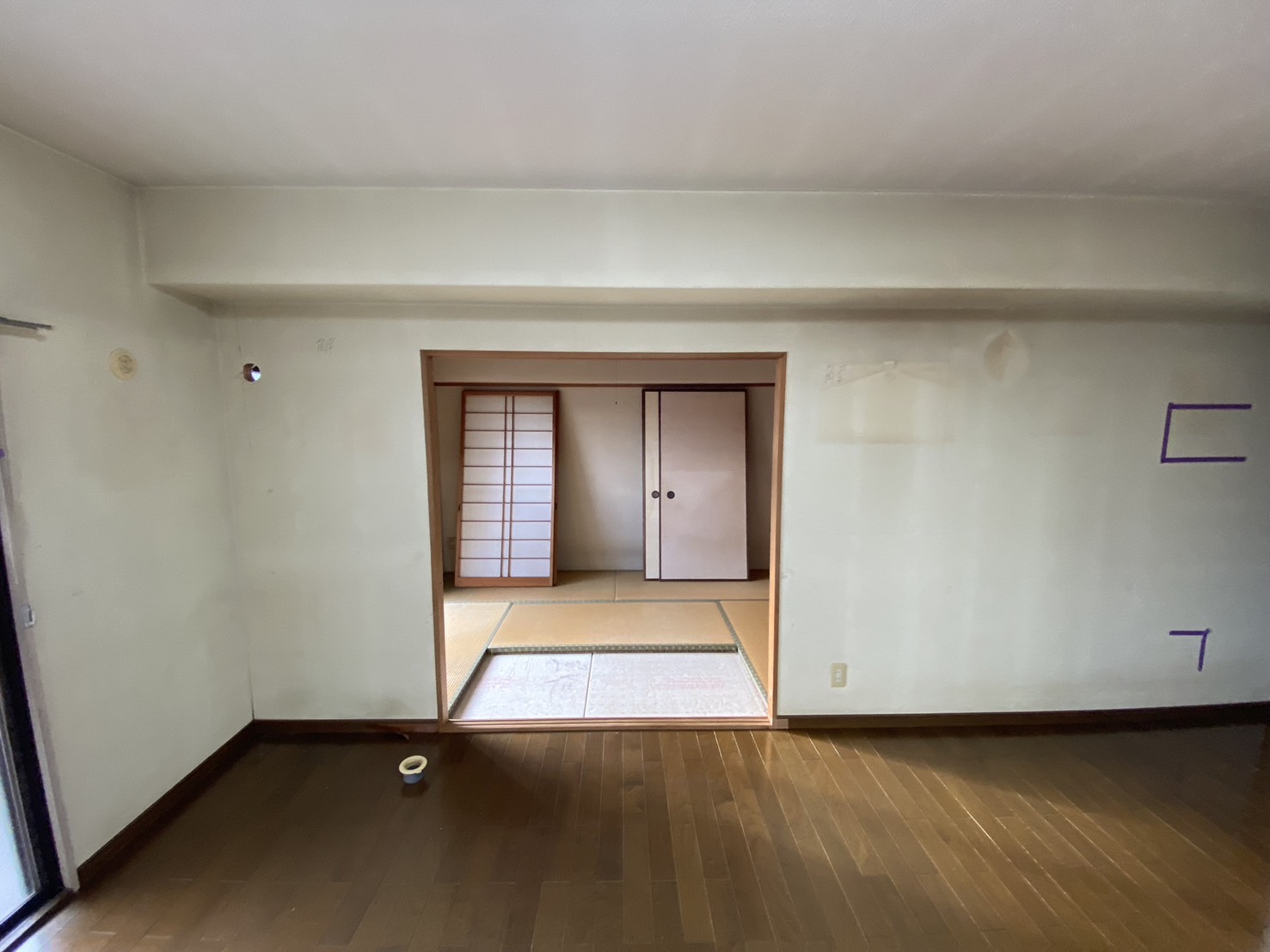 リビングルームリフォーム・施工前