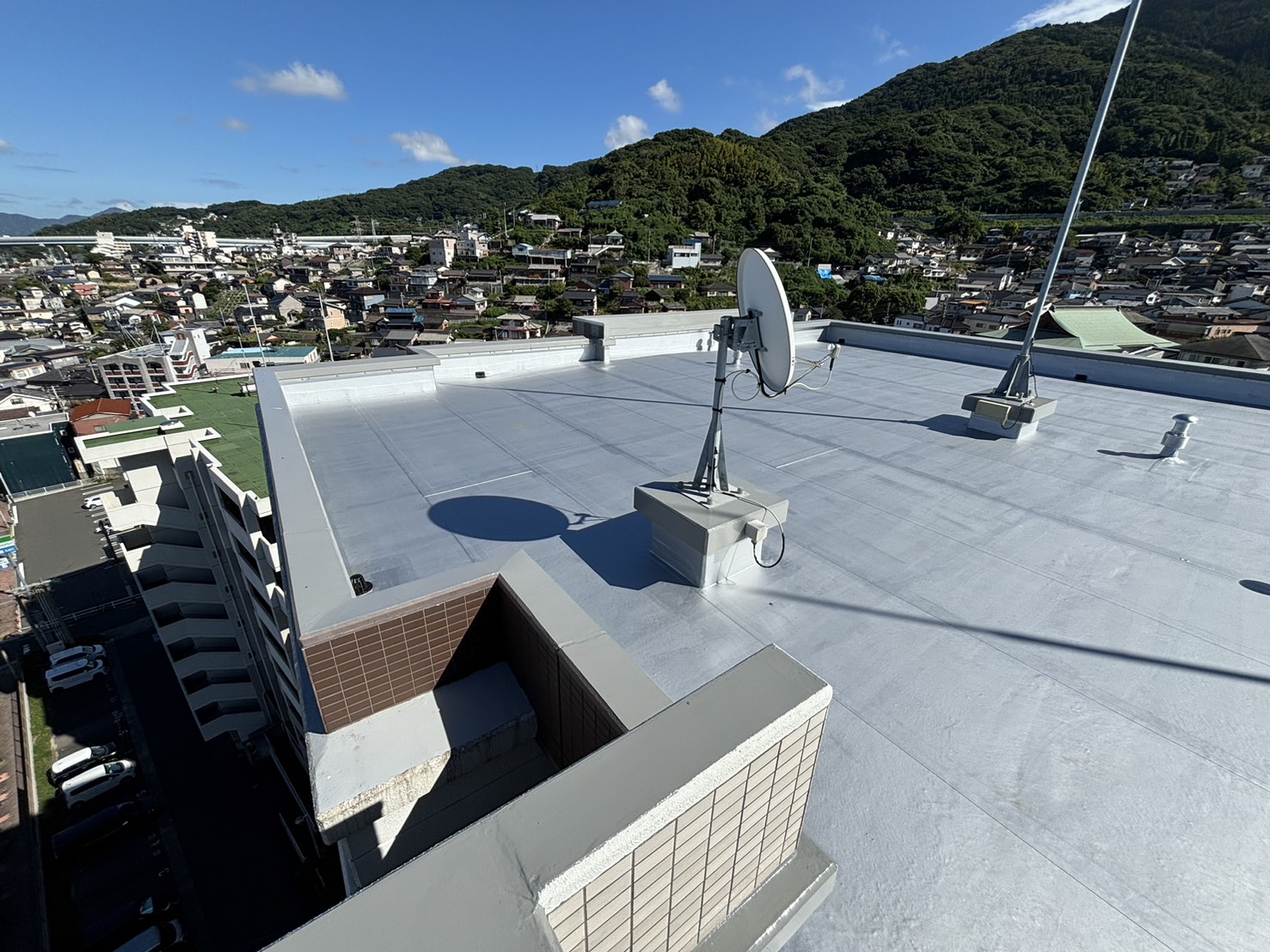 屋上防水工事後1