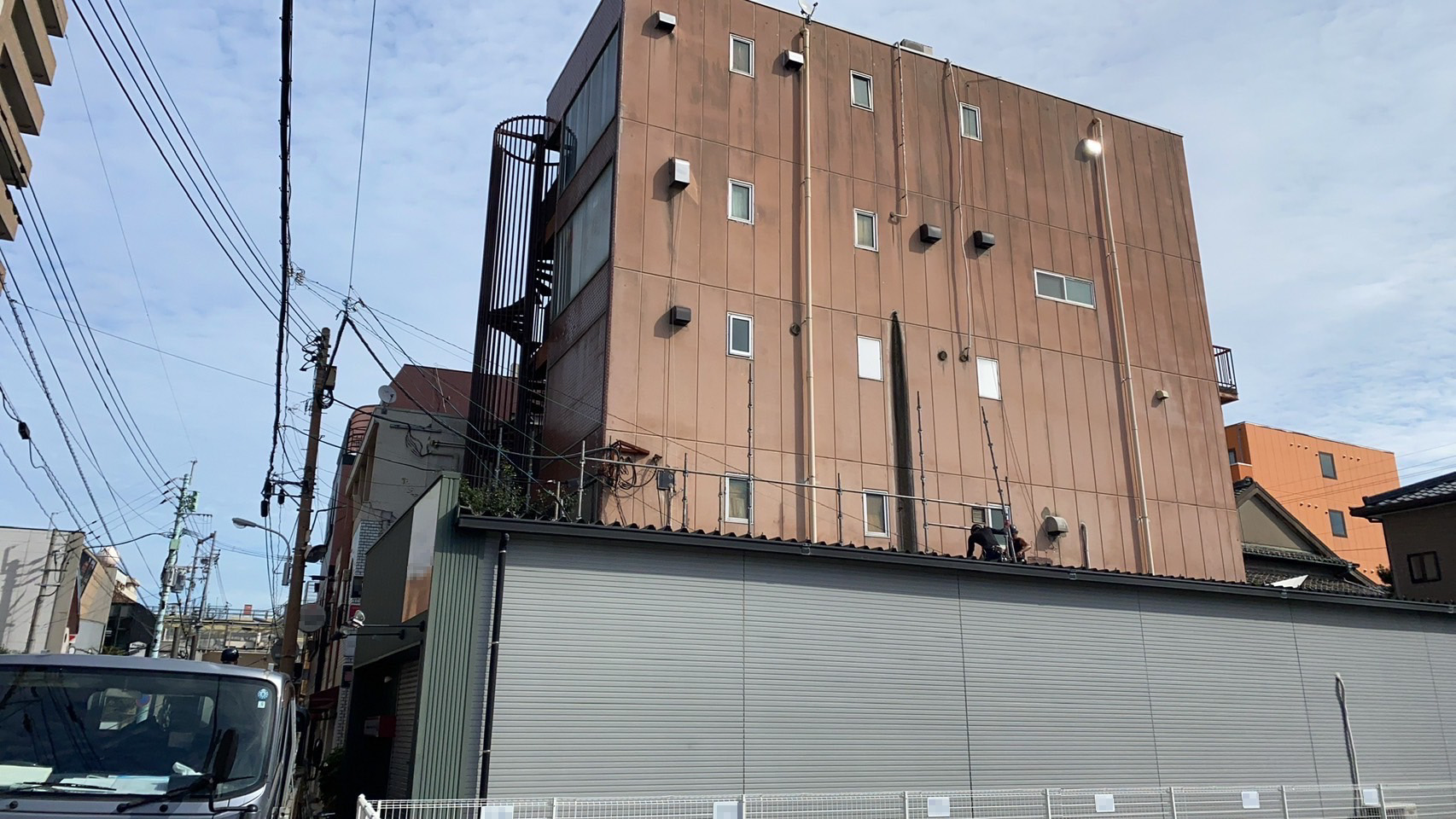 外壁修繕工事前